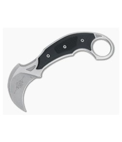 Microtech Iconic Right Hand Stonewashed M390 Black G10 Fixed Karambit 118-10R