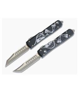 Microtech Ultratech OTF Death Card Warhound & Hellhound Combo Set Bronze Apocalyptic M390 119-13-SET-DCS