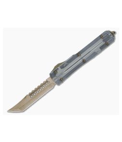 Microtech Ultratech Hellhound Clear Top OTF Automatic Knife 119-13CL