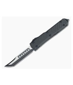 Microtech Ultratech CF Hellhound DLC Tanto OTF Automatic Knife 119-1DLCCF