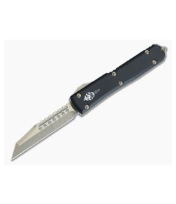 Microtech Ultratech Black Aluminum Handle Signature Series Bronzed Warhound Blade 119W-13S