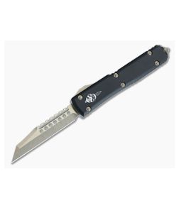 Microtech Ultratech Warhound Bronzed OTF Signature Black Handle 119W-13S