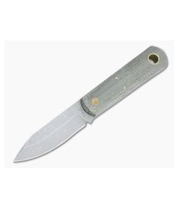 Boker Solingen Burnley Barlow BFF Stonewashed AEB-L Green Micarta Fixed Blade 120505