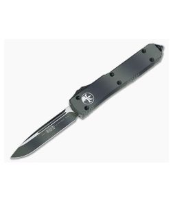 Microtech Ultratech Green Camo Drop Point OTF Automatic Knife 121-1GC