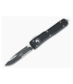 Microtech Ultratech Drop Point CC Black Serrated CTS-204P OTF Automatic Knife 121-2