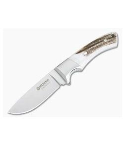 Boker Solingen Integral Hunter Stag 440C Fixed Blade Hunting Knife 121535HH