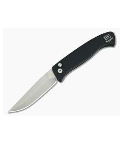 Protech Knives Small Brend 2 Auto Black Automatic Satin Blade 1221-SATIN