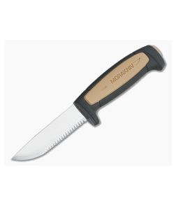 Mora of Sweden Rope Fixed Knife Serrated Stainless Blade 12245