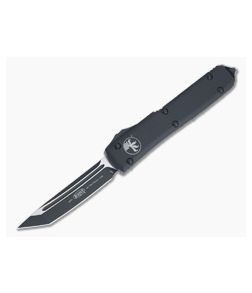 Microtech Ultratech Tactical Tanto Black M390 Black OTF Automatic Knife 123-1T