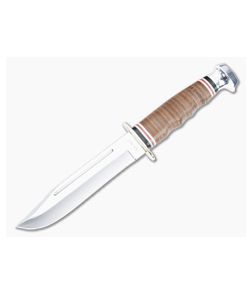 Kabar Marine Hunter Leather Handle 1235