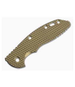 Hinderer Knives Skinny XM-18 3.5" Handle Scale Textured Stonewashed Bronze Titanium 1246