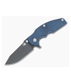 Hinderer Jurassic Spear Point Battle Black DLC 20CV Blue/Black G10 Tri-Way Flipper 1252