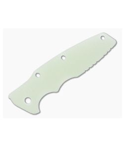 Hinderer Knives Eklipse 3.5" Handle Scale Textured Translucent Green G10 1263