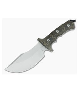 Treeman Knives Combat Beast Black & OD Micarta