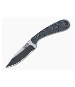 Dawson Knives Serengeti Specter 3V Pewter/Black G10 Fixed Blade