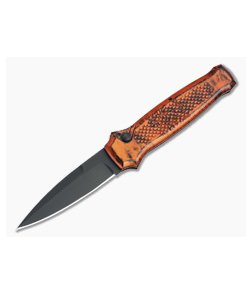 Piranha P12 Prowler Tactical PVD 154CM Orange Button Lock Automatic