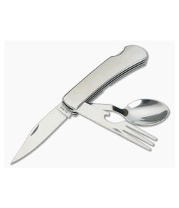 Kabar Hobo Stainless Fork Knife Spoon Folder 1300