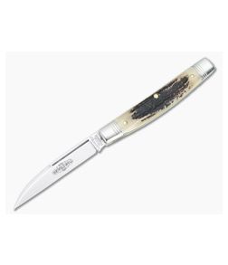 Northfield #13 Whip Wharncliffe Sambar Stag Slip Joint 130124-SS