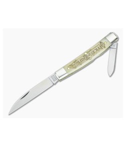 Tidioute Cutlery #13 Clerk Wharncliffe Smooth Ivory Bone