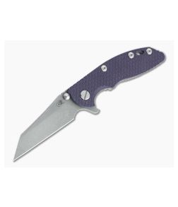 Hinderer XM-18 3" Wharncliffe 20CV Purple G10 Working Finish Tri-Way Pivot Flipper 1339