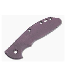 Hinderer Knives XM-24 4" Handle Scale Smooth Burgundy Micarta 1347