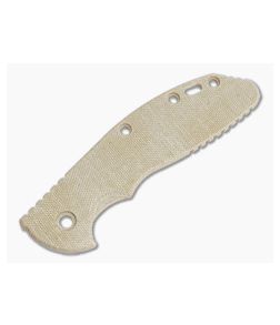 Hinderer Knives XM-24 4" Handle Scale Smooth Natural Micarta 1348