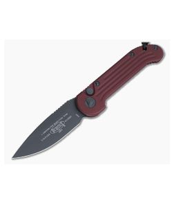 Microtech LUDT Black Standard Elmax Merlot Automatic Knife 135-1MR