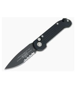 Microtech LUDT Black Part Serrated M390 Automatic Knife 135-2