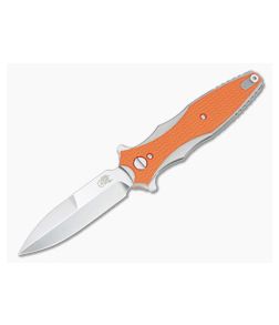 Hinderer Maximus Flipper Bayonet Stonewashed 20CV Orange G10 Tri-Way Folder 1351