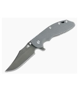 Hinderer XM-24 Flipper 20CV Bowie Grey G10 Battle Black DLC Tri-Way Pivot Folder 1361