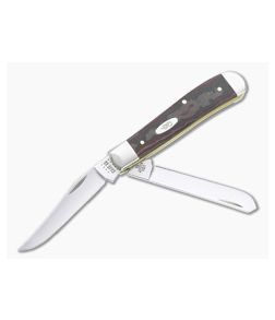 Case Mini Trapper Smooth Rustic Red Richlite Slip Joint 13621