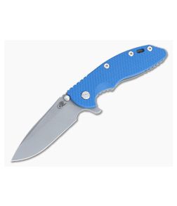 Hinderer XM-18 3.5" Blue G10 Tri-Way Spear Point Working Finish S45VN HK-1381