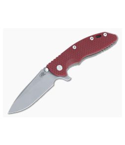 Hinderer XM-18 3.5" Red G10 Tri-Way Spear Point Battle Bronze S45VN HK-1395