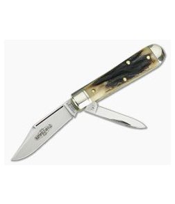 Northfield UN-X-LD #14 2 Blade Lick Creek Boys Knife Sambar Stag 01
