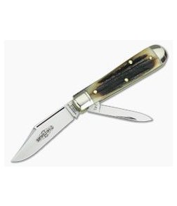 Northfield UN-X-LD #14 2 Blade Lick Creek Boys Knife Sambar Stag 06