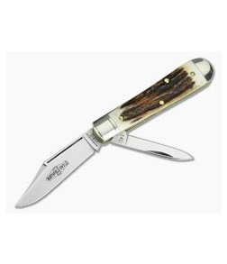 Northfield UN-X-LD #14 2 Blade Lick Creek Boys Knife Sambar Stag 07