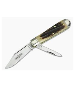 Northfield UN-X-LD #14 2 Blade Lick Creek Boys Knife Sambar Stag 08