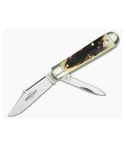 Northfield UN-X-LD #14 2 Blade Lick Creek Boys Knife Sambar Stag