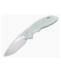 Hinderer XM-18 3.0" 20CV Slicer Translucent Green G10 Tri-Way Stonewash NON-Flipper 1418