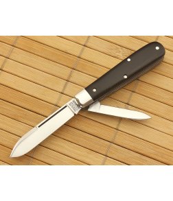 Tidioute Cutlery #14 Lick Creek Boys Knife 2-Blade Gabon Ebony