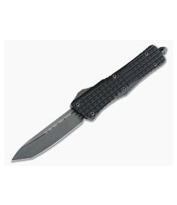 Microtech Combat Troodon Delta Signature Fluted DLC Tanto Black Frag OTF Automatic Knife 144-1CT-DS