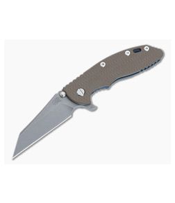 Hinderer XM-18 3.5" Fatty S45VN Wharncliffe FDE G10 Tri-Way Battle Blue Flipper 1442