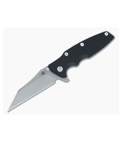 Hinderer Eklipse 3.5" Flipper Wharncliffe CPM-20CV Black G10 Battle Blue Tri-Way Folder 1454