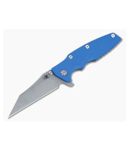 Hinderer Eklipse 3.5" Flipper Wharncliffe CPM-20CV Blue G10 Battle Blue Tri-Way Folder 1456