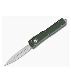Microtech UTX-70 Satin Double Edge CTS-204P OD Green OTF Automatic Knife 147-4OD