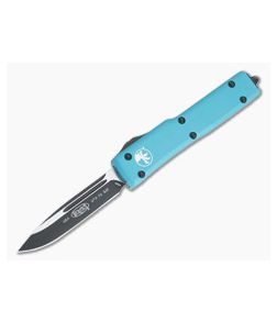 Microtech UTX-70 S/E Turquoise Black Drop Point M390 OTF Automatic Knife 148-1TQ
