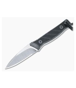 Medford Knives Necromancer Tumbled S35VN Black G10 Fixed Blade Neck Knife