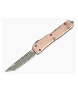 Microtech UTX-70 Bronze Apocalyptic 204P Tanto Copper Top OTF Automatic Knife 149-13APCPS