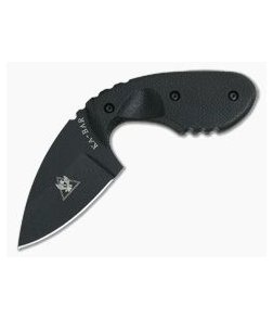 Kabar TDI Investigator Knife Black Plain Edge Tactical EDC Fixed Blade 1493