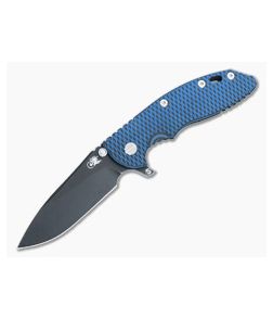 Hinderer XM-18 3.5" Skinny Tri-Way Flipper Blue/Black G10 Battle Black DLC MagnaCut Slicer 1496